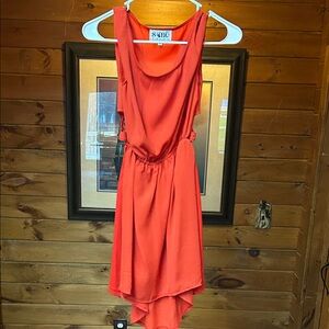 Orange Sleeveless Dress